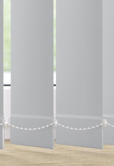 Trinity (Blackout), Silver - Vertical Blind Slats